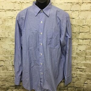 Lauren Ralph Lauren Blue Striped Dress Shirt